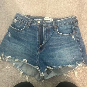 Abercrombie & Fitch High Rise Mom Short Size 30/10 Curve Love